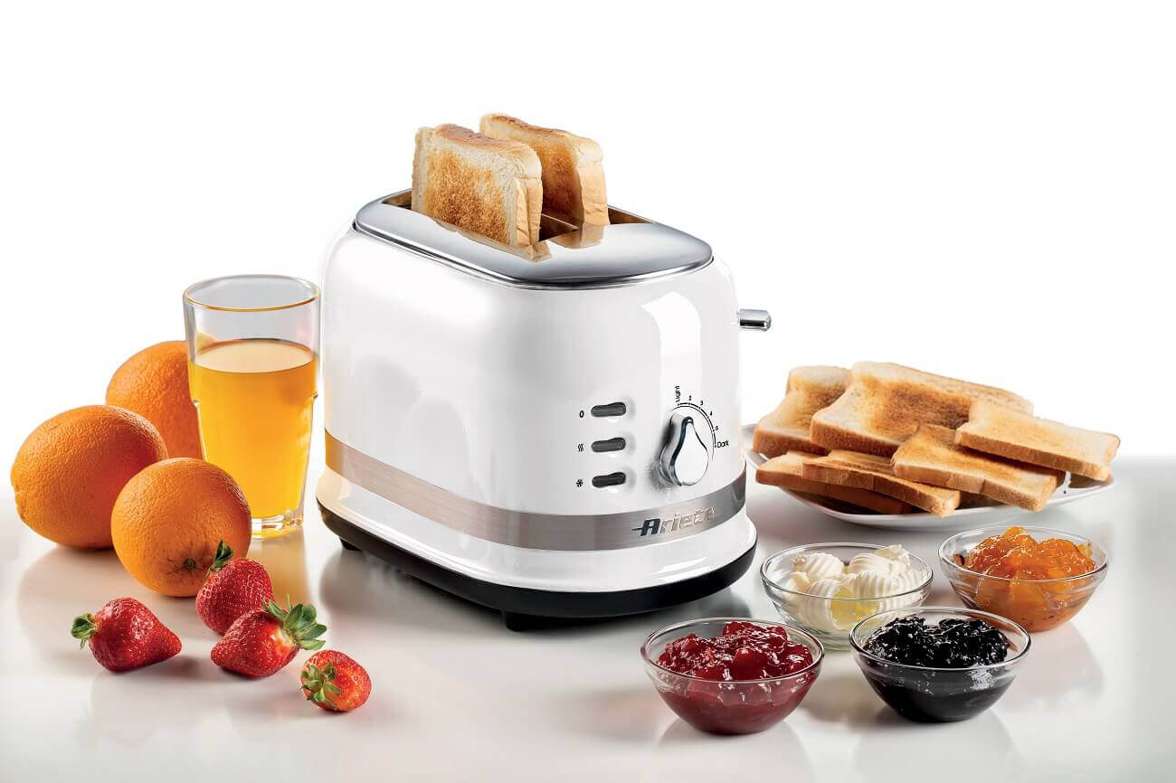 Tostapane Lauson ATT 116 Bianco - 1 Fetta, 600W, Spina Europea